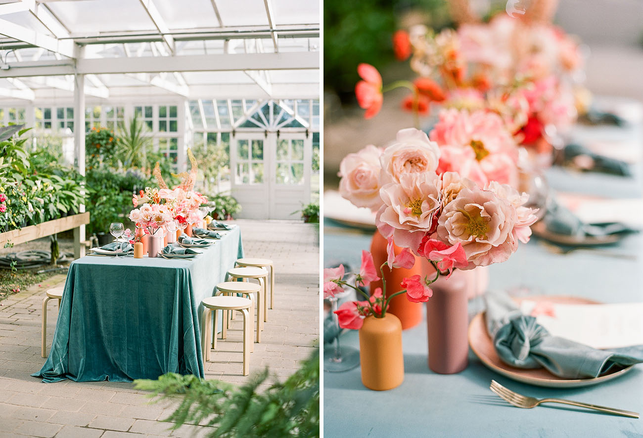 Modern Greenhouse Wedding Inspiration
