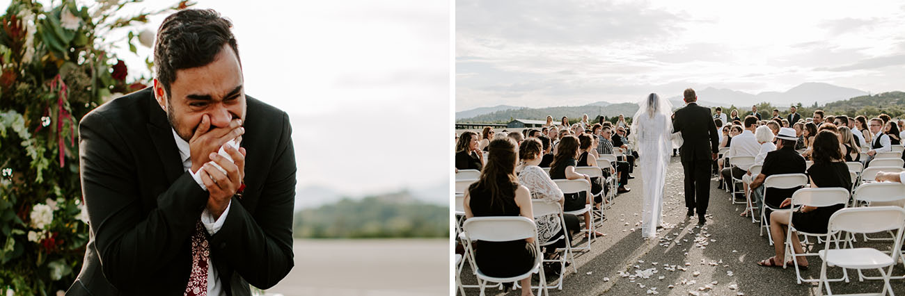 Colorful Airport Wedding