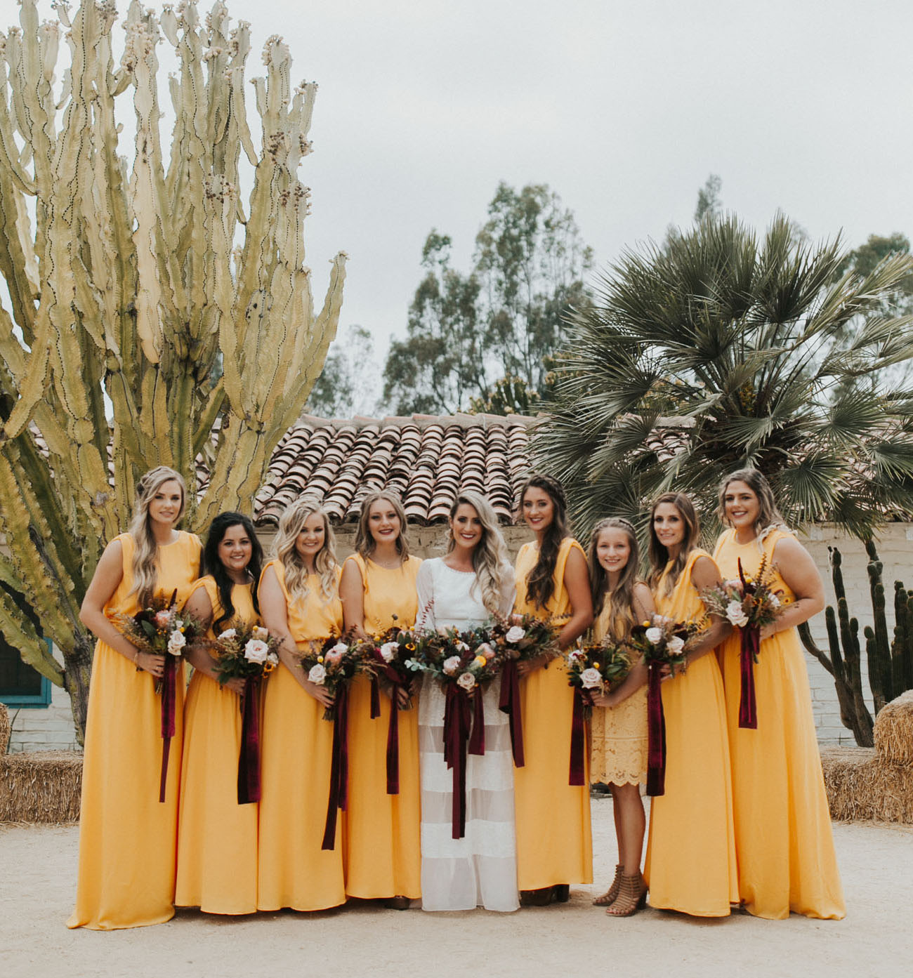 yellow bridesmaids