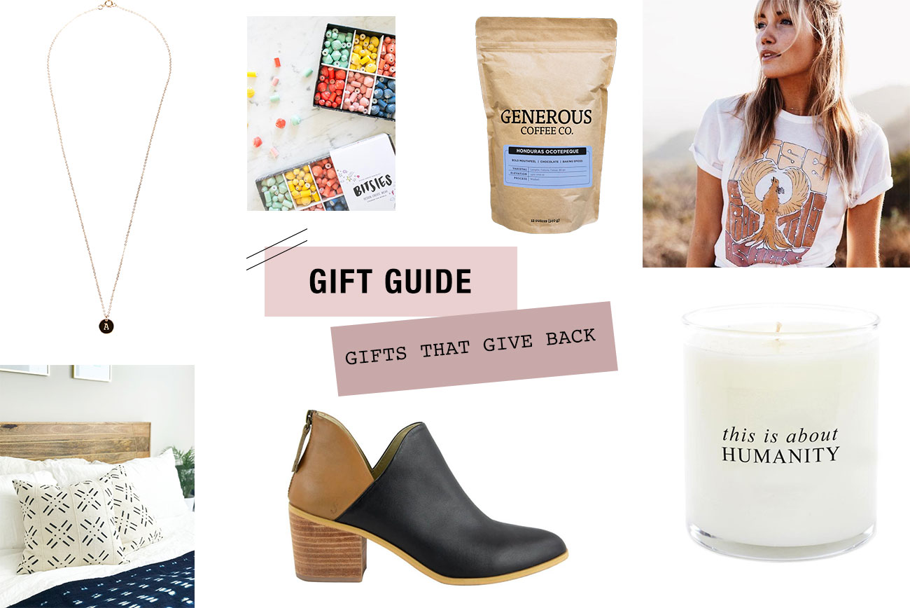 Gifts that Give Back for #GivingTuesday