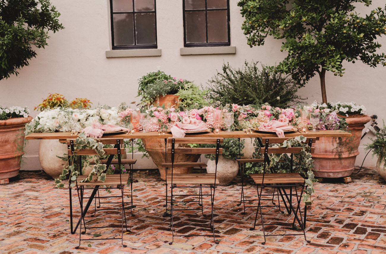 Dior Meets Flower Market Wedding Inspiration