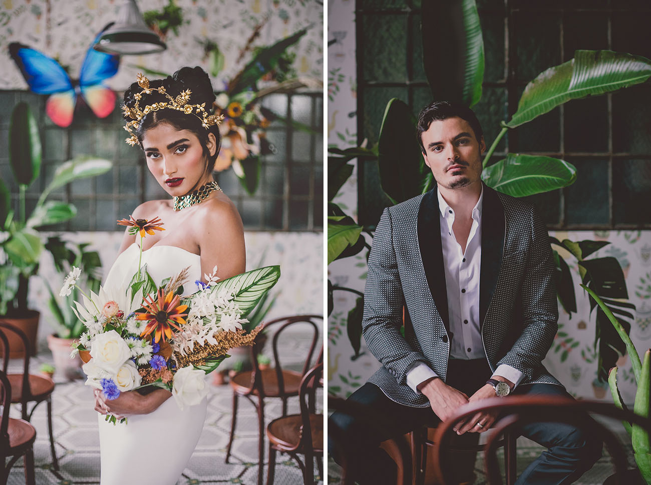 Old World Surrealism Frida Inspired Wedding