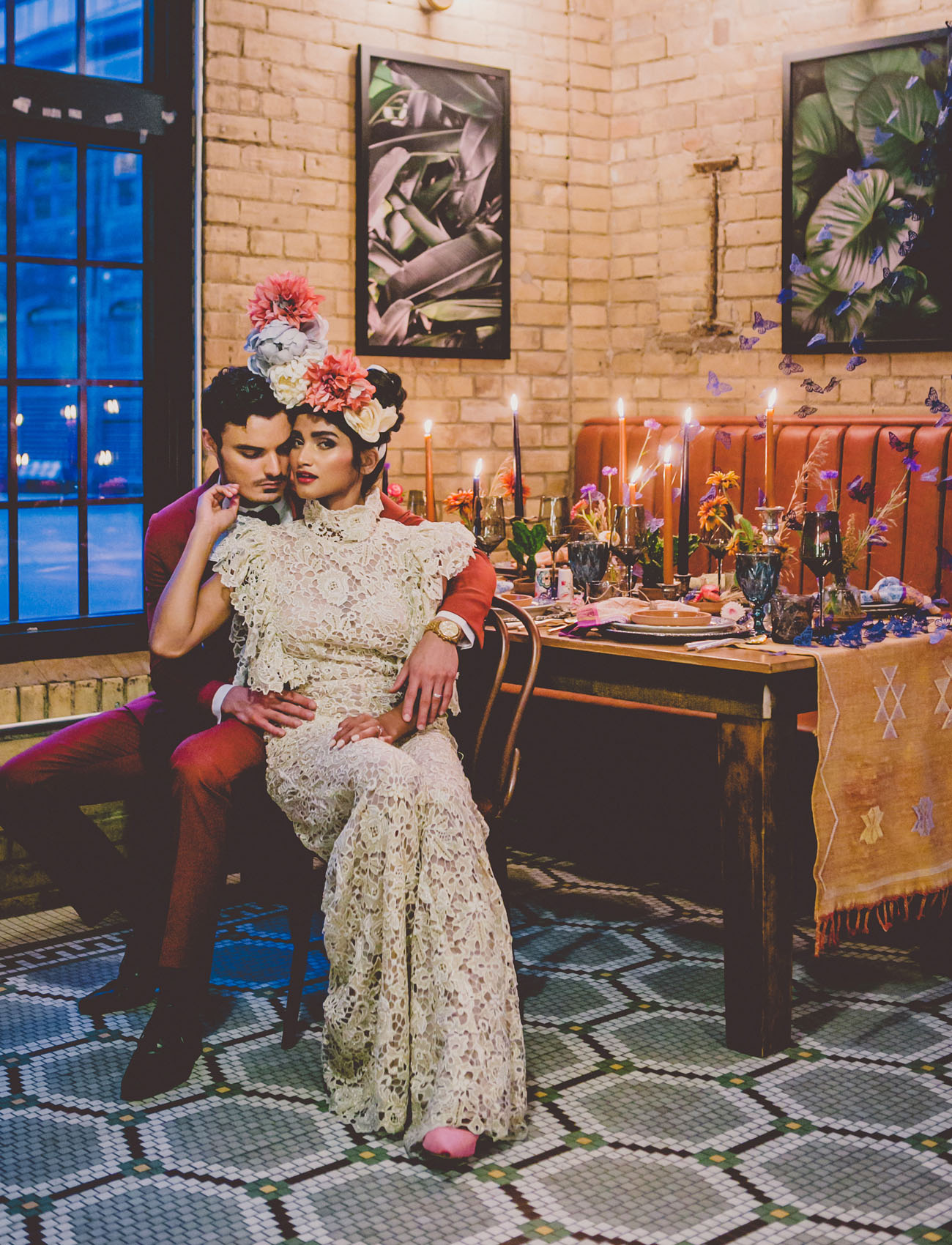 Old World Surrealism Frida Inspired Wedding