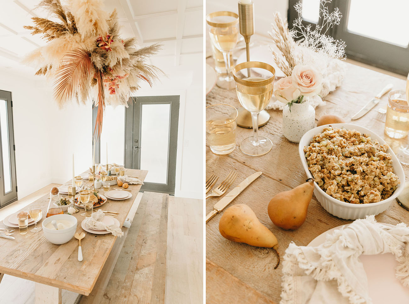 Friendsgiving Styled Tablescape