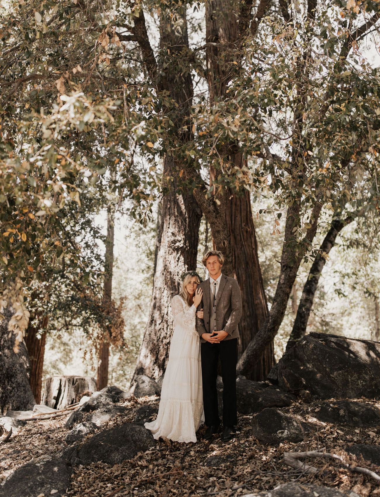 Woodsy Boho Palomar Mountain Wedding