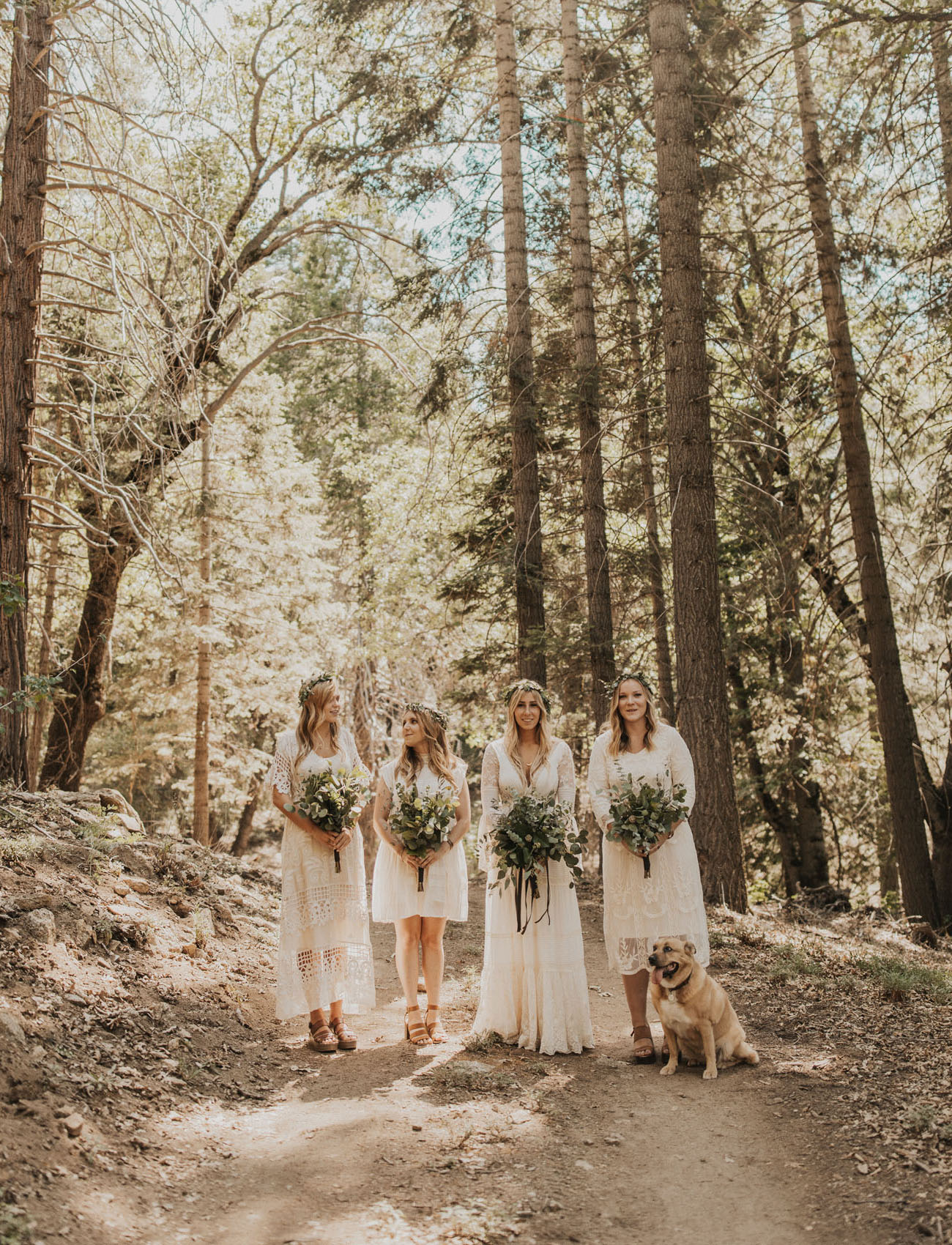 Woodsy Boho Palomar Mountain Wedding