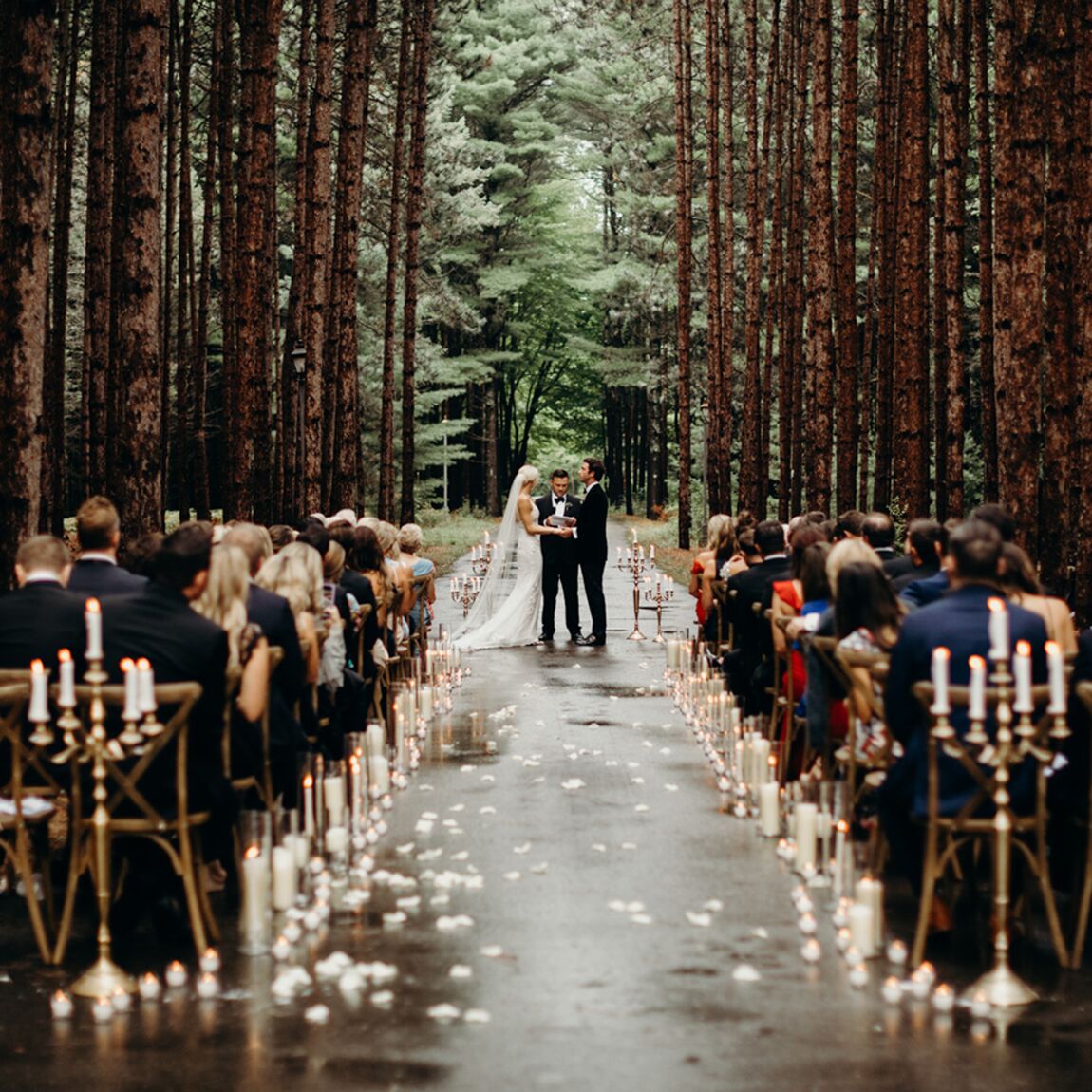fairytale wedding in the woods