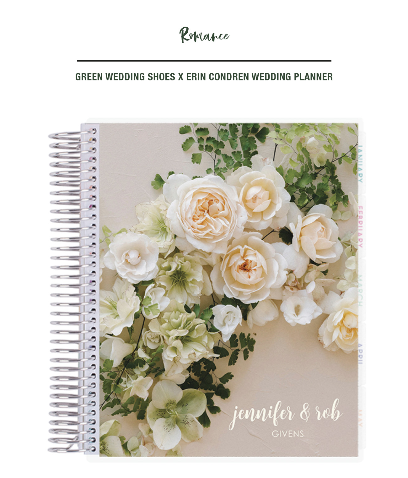 Green Wedding Shoes x Erin Condren Wedding Planner Romance Cover