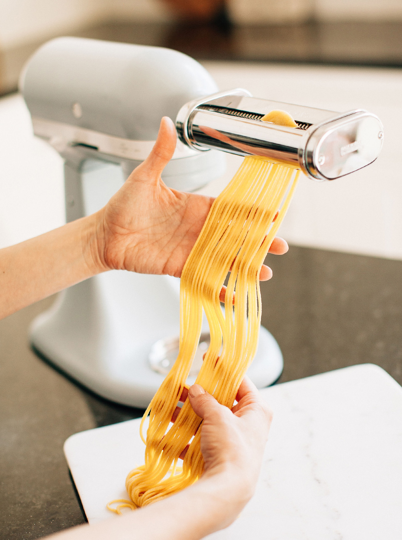 Making Pasta with Kitchen-Aid Mixer