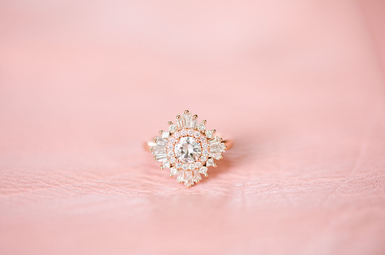 vintage style engagement ring