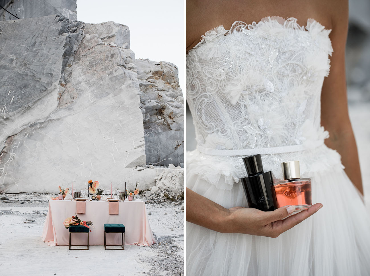 Italian Marble Quarry Wedding Inspiration