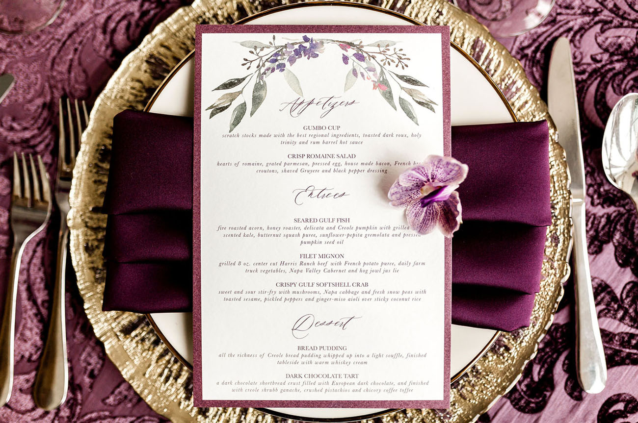 purple wedding inspiration