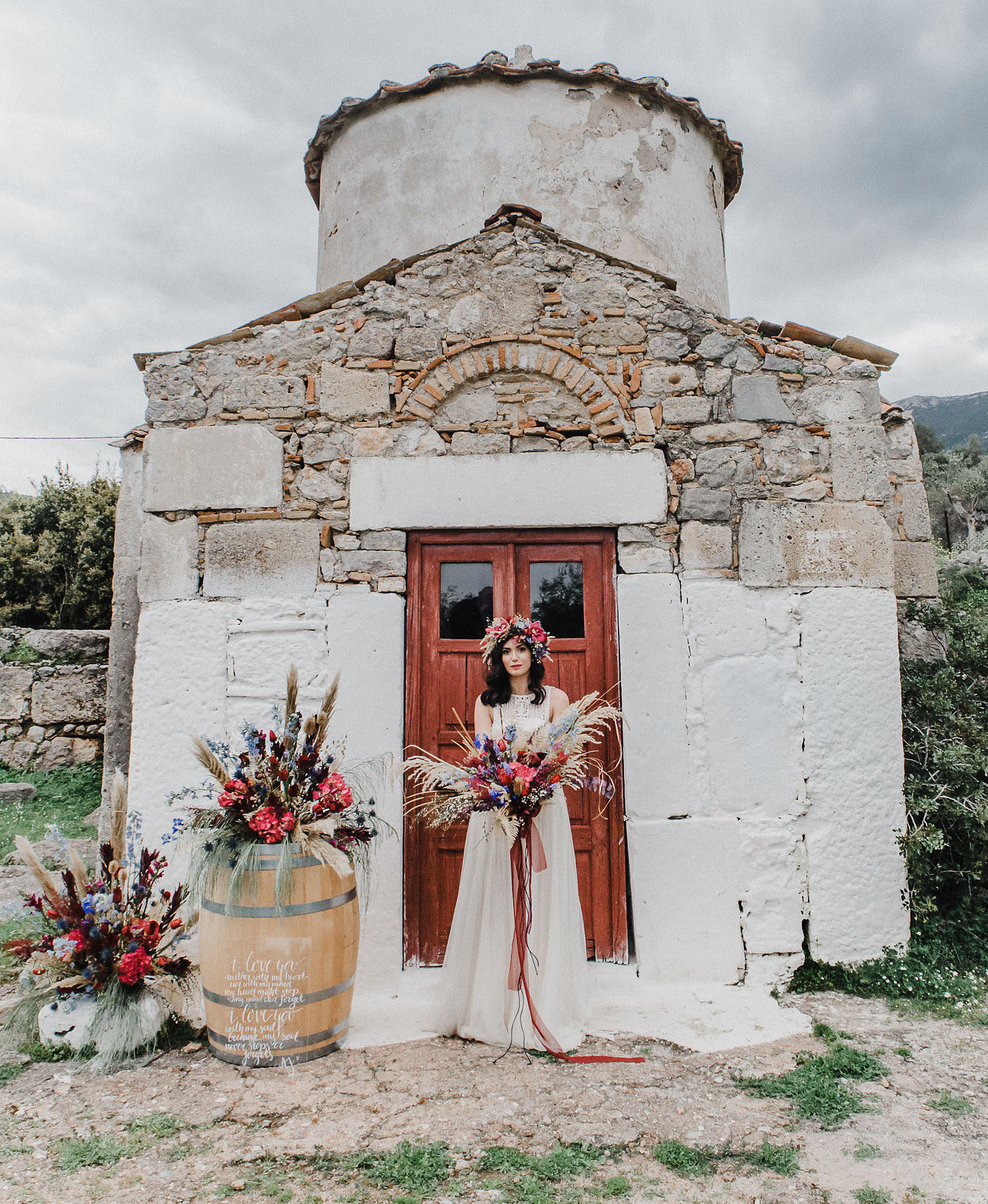 Boho Greece Wedding Inspiration