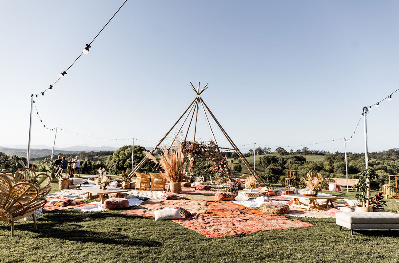 Festival Inspired Australia Wedding