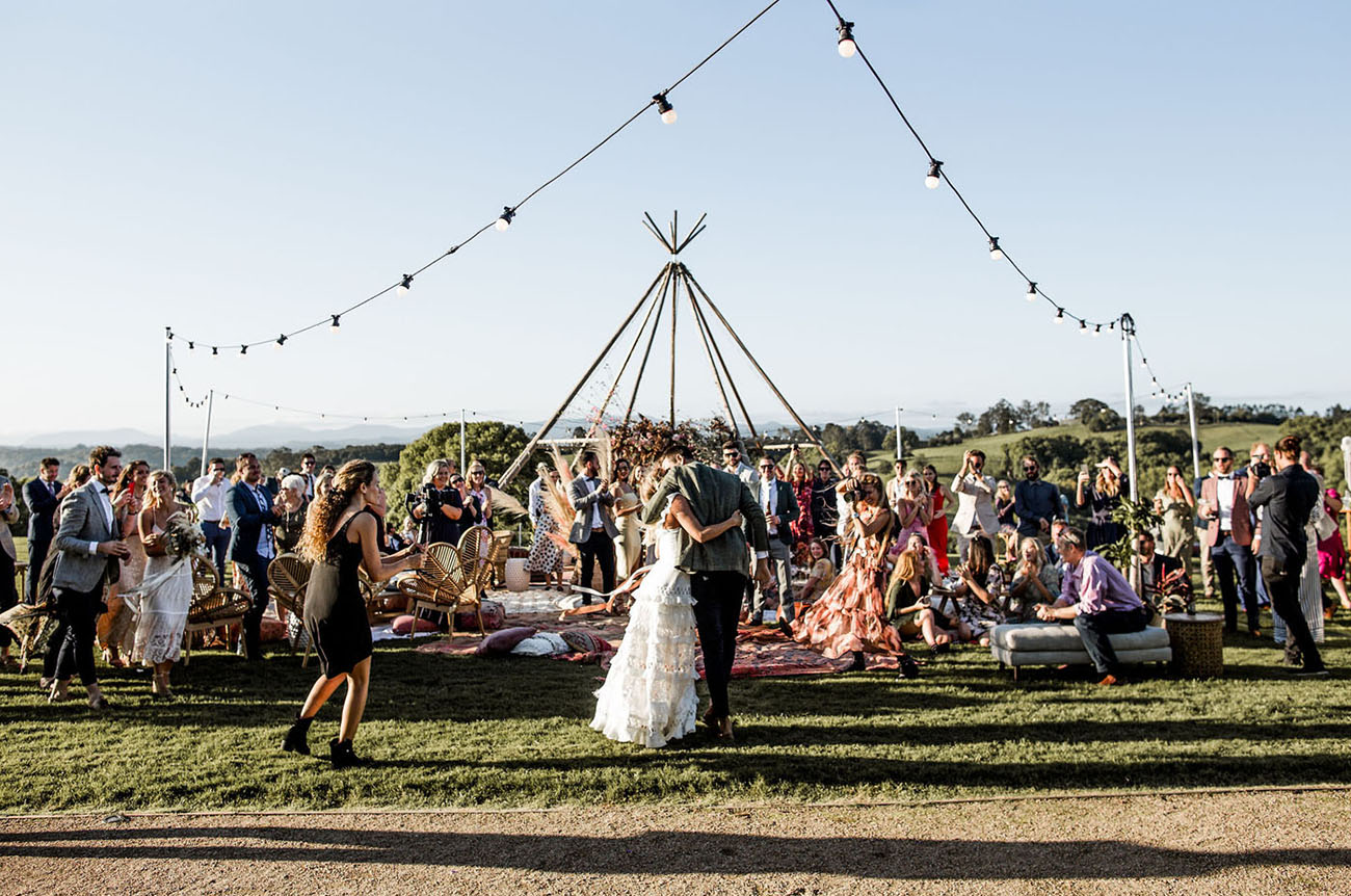 Festival Inspired Australia Wedding