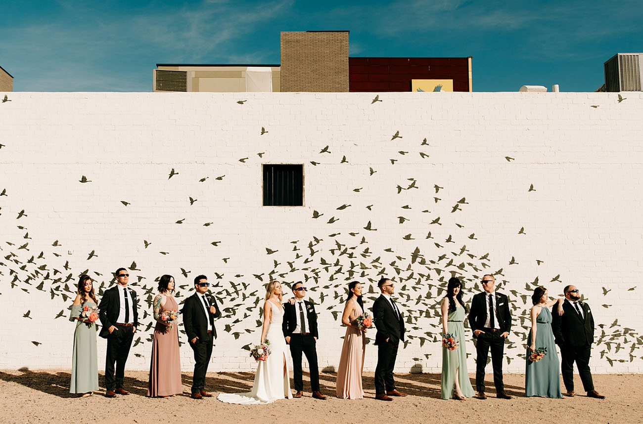 Iridescent + Eclectic Arizona Wedding