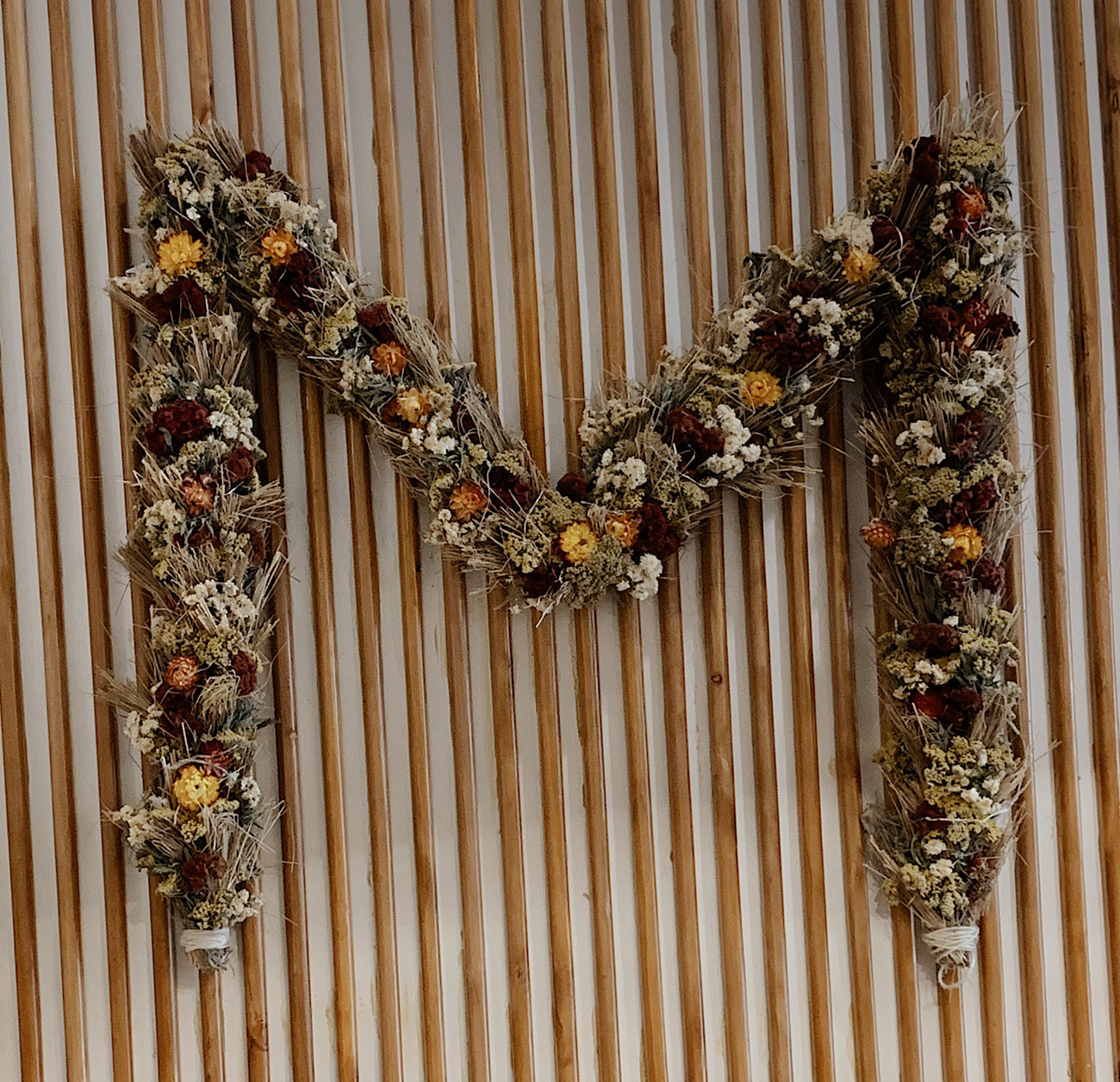 Dried Flowers on the Wall