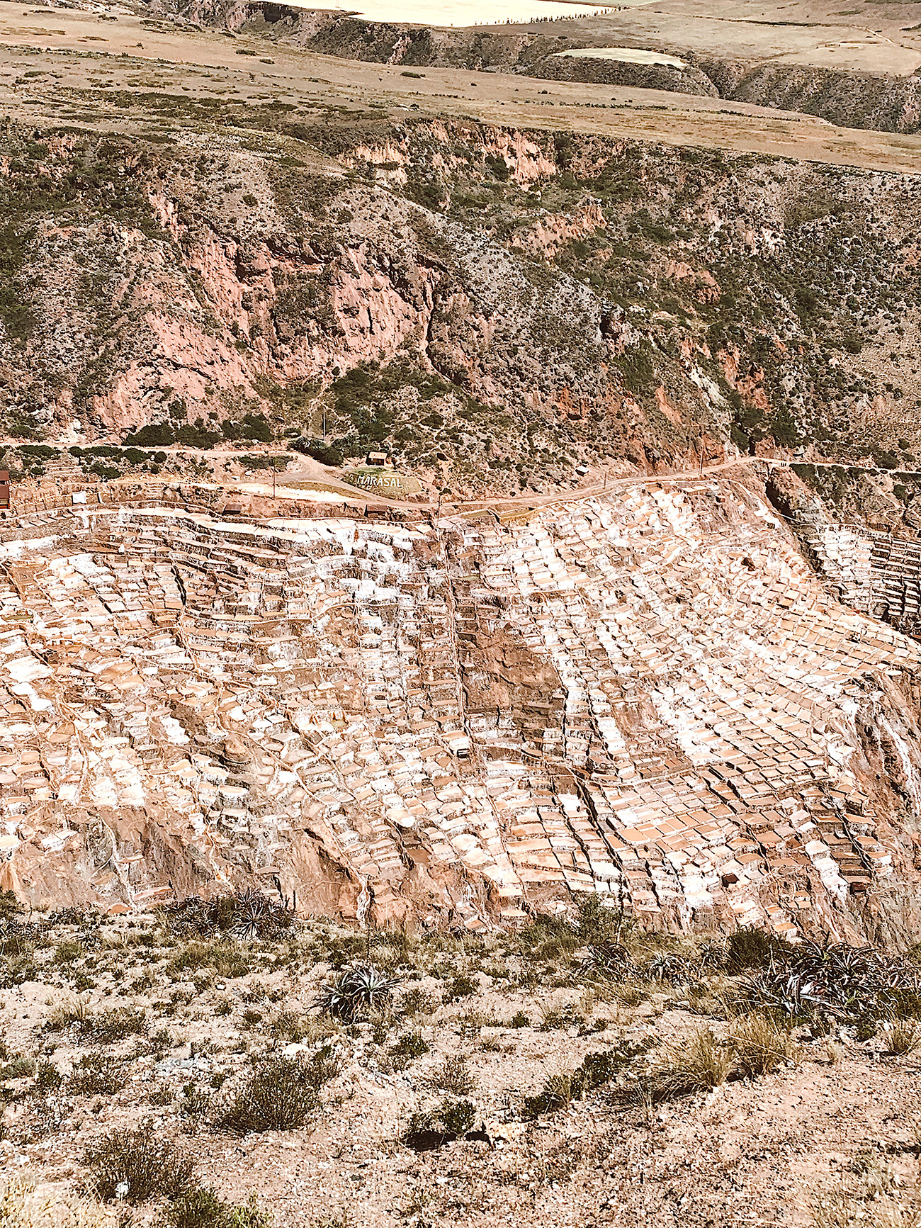 Maras Salt Mines in Peru