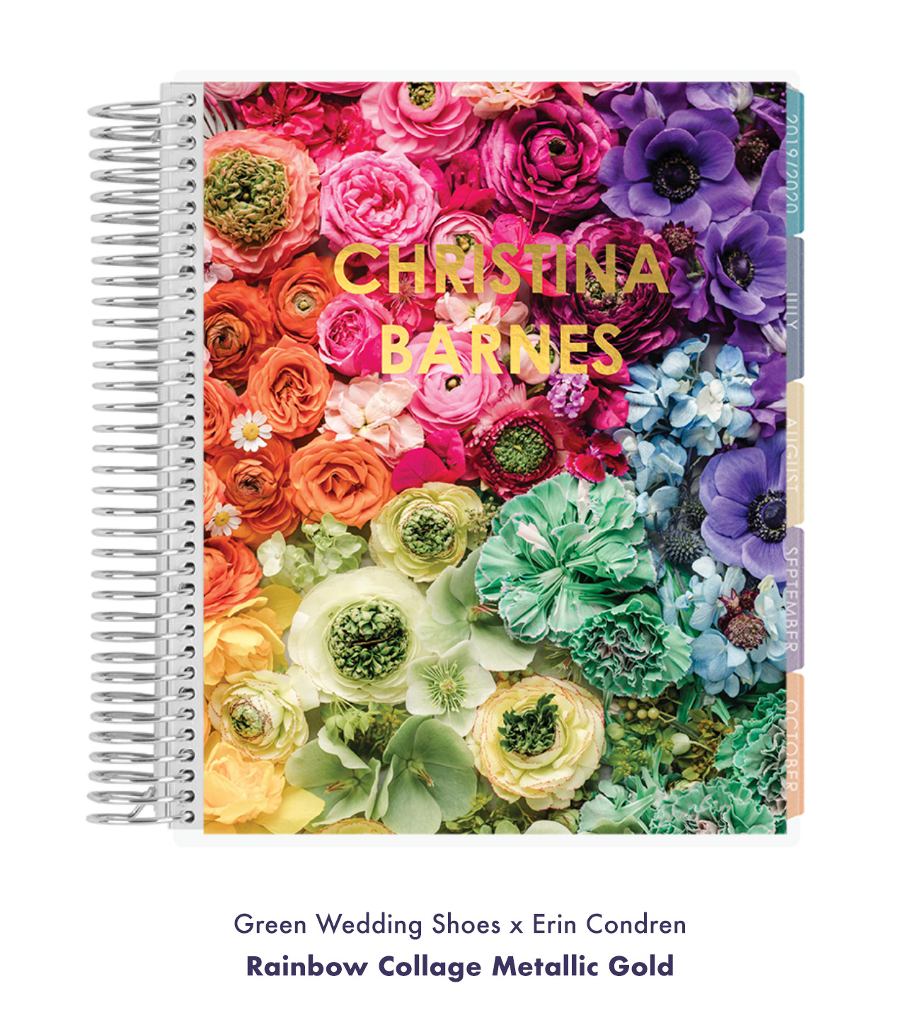 Green Wedding Shoes x Erin Condren Rainbow Collage Design