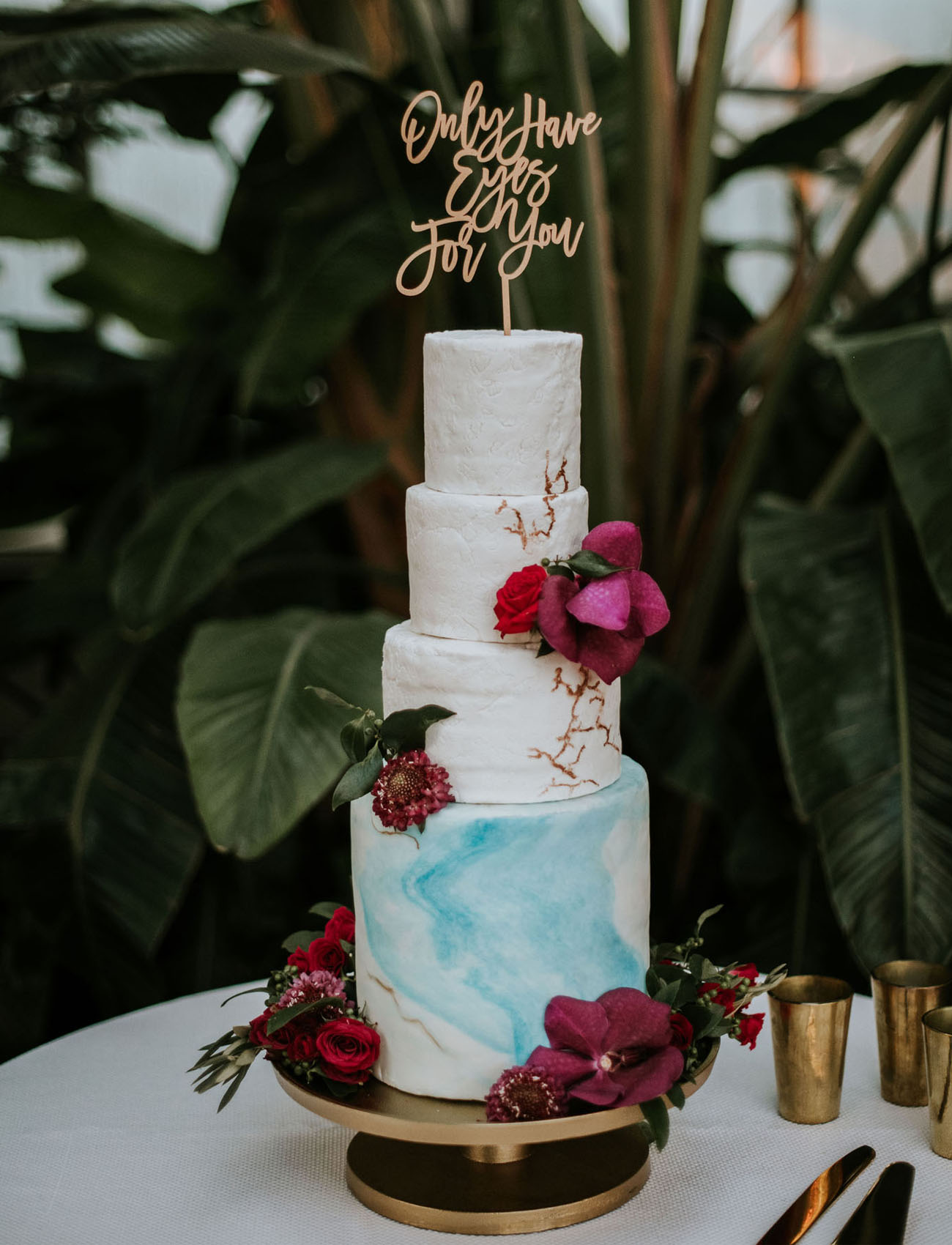 calligraphy cake topper