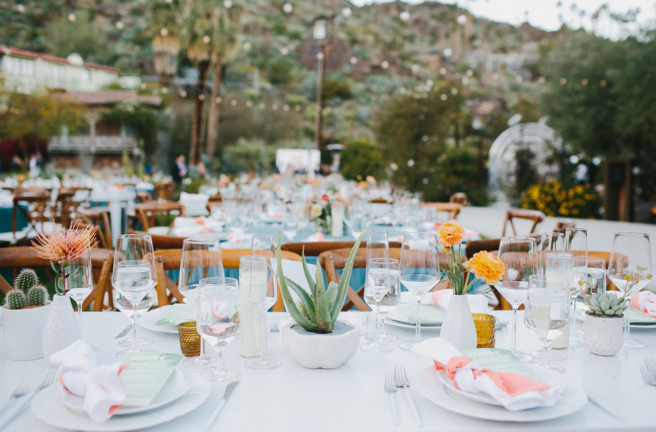 Palm Springs Foodie Wedding