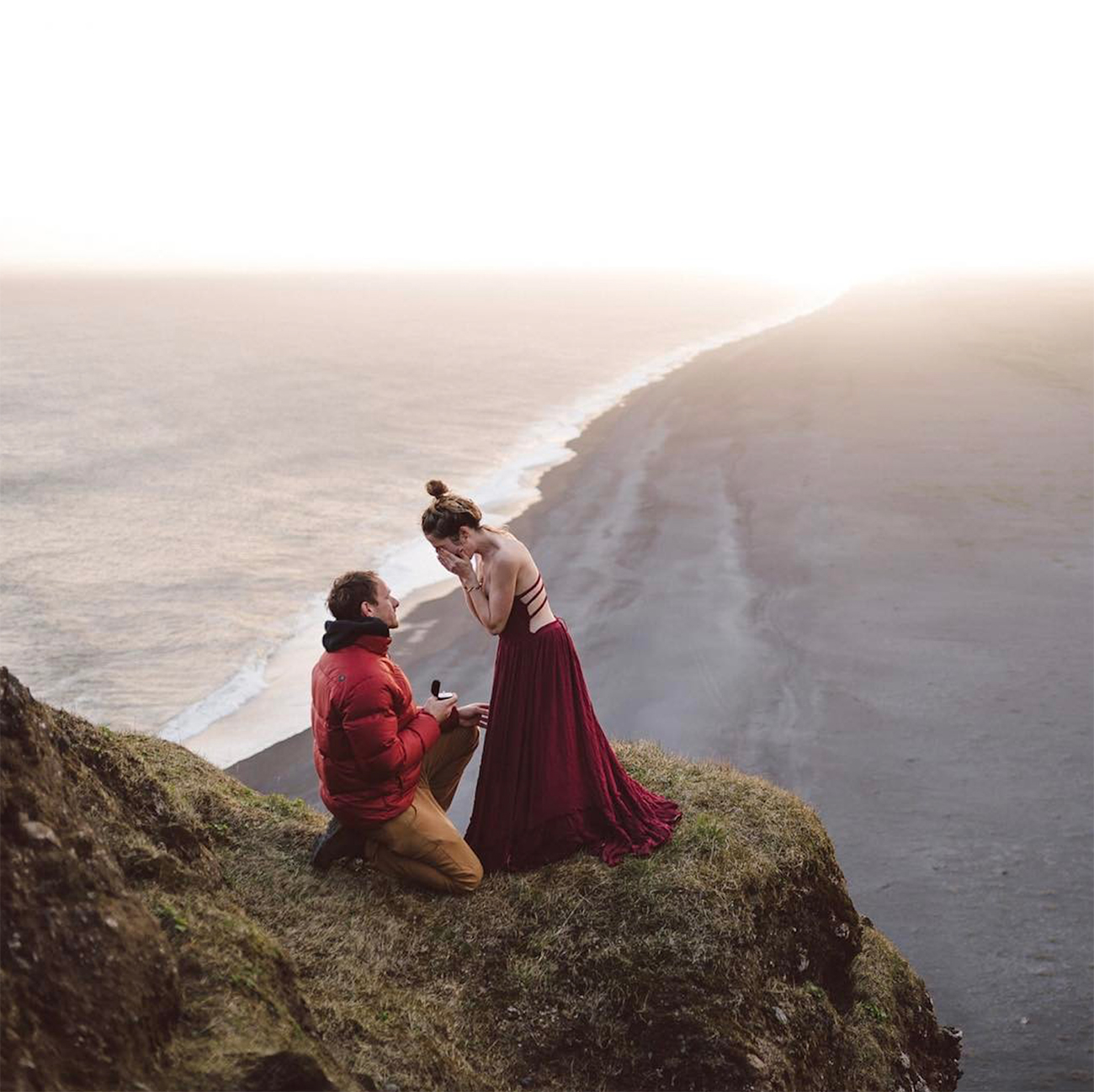 proposal on the cliff