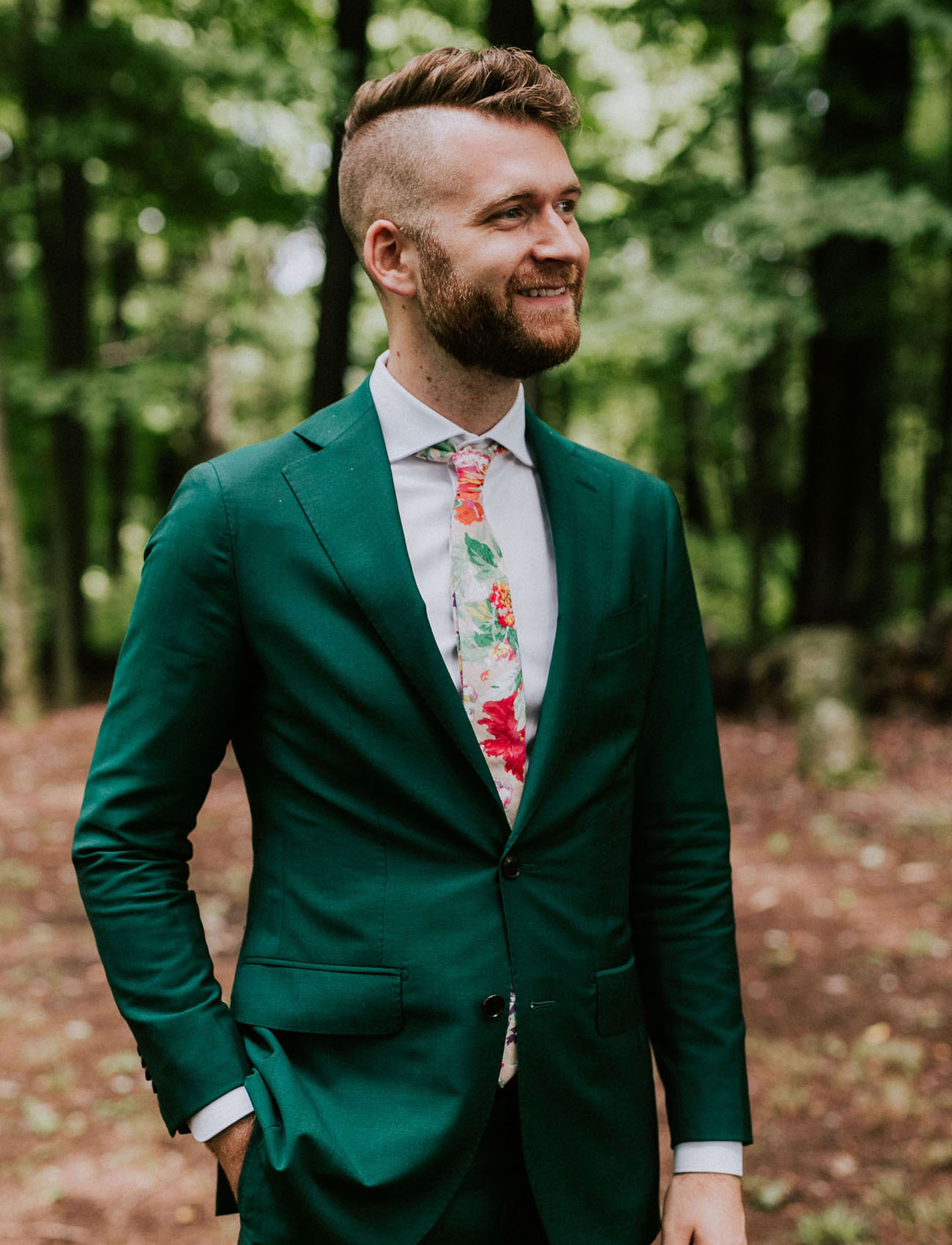 green jacket groom
