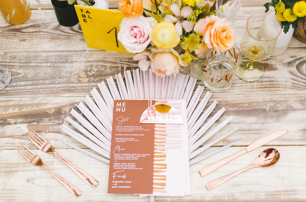 Zesty Citrus Wedding Inspiration