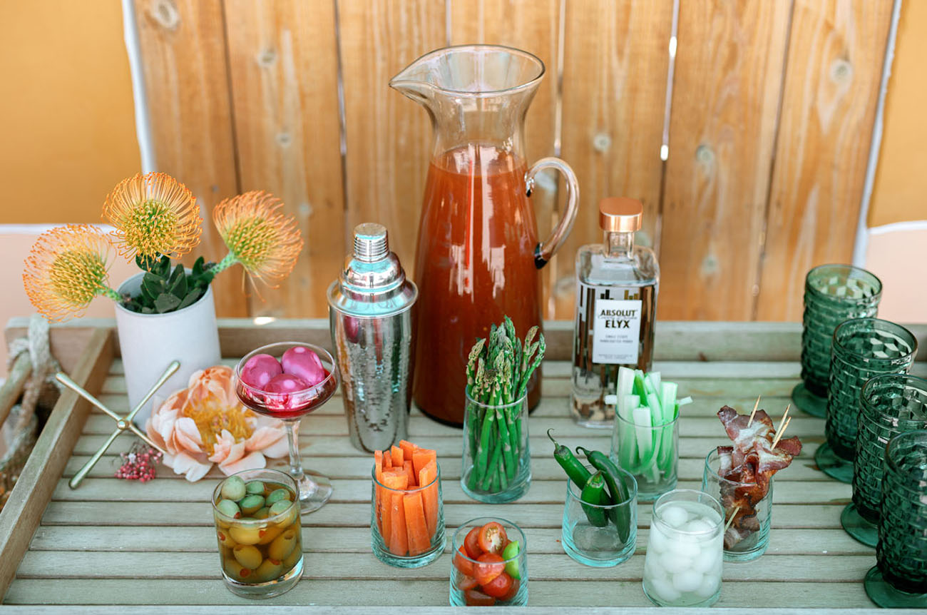 DIY bloody mary station