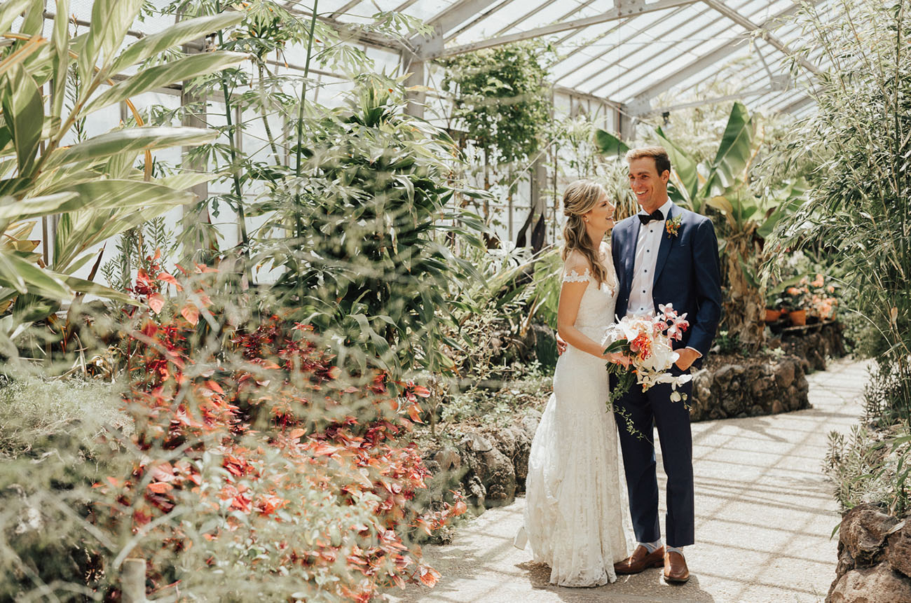Modern Greenhouse Wedding