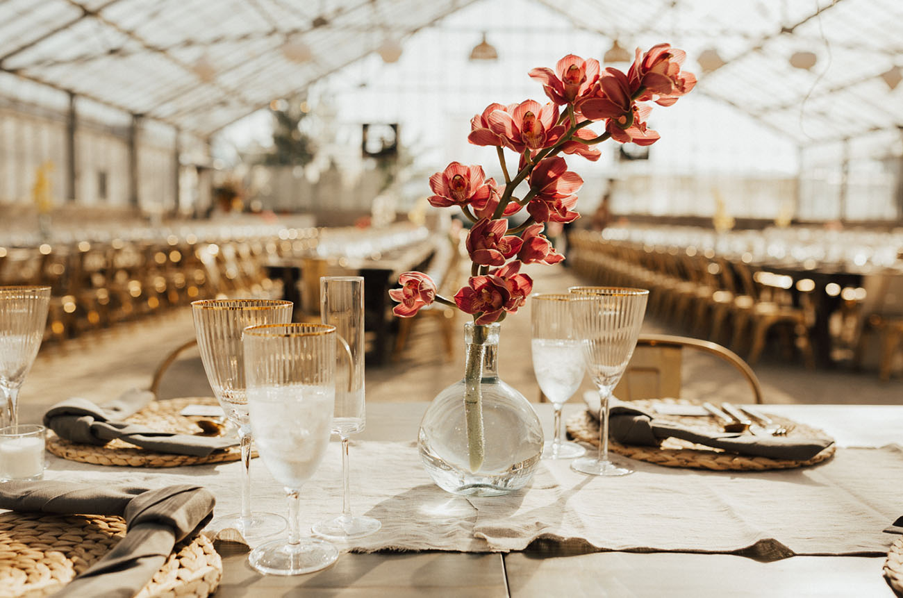 Modern Greenhouse Wedding