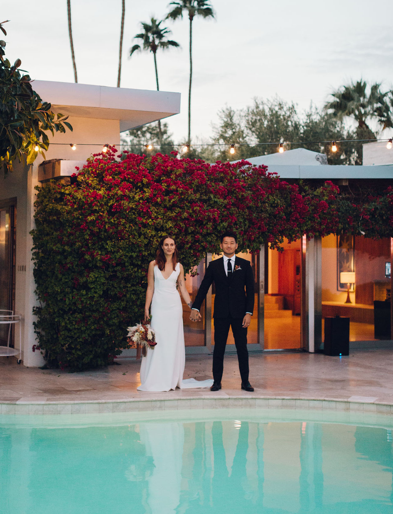 Retro Modern Palm Springs Wedding
