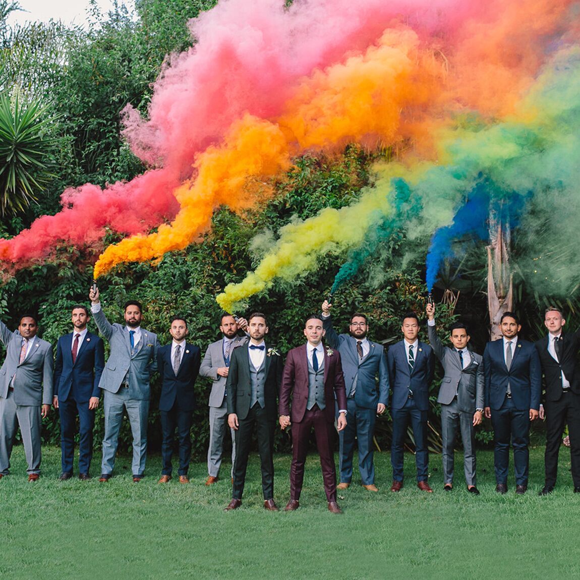 All You Ever Needed To Know About Smoke Bombs In Weddings
