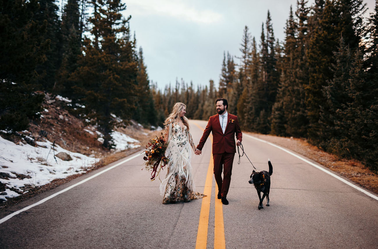bring your dog to your elopement