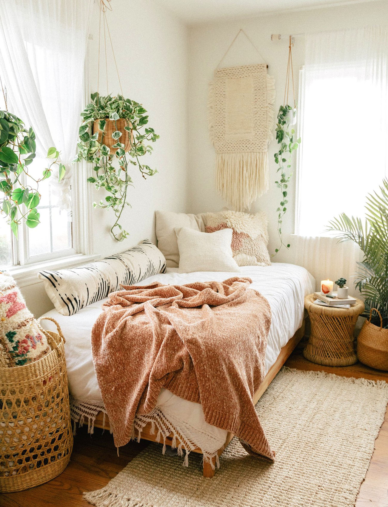 frase Viajero Series de tiempo Our Favorite Boho Bedrooms (and How to Achieve the Look) - Green Wedding  Shoes