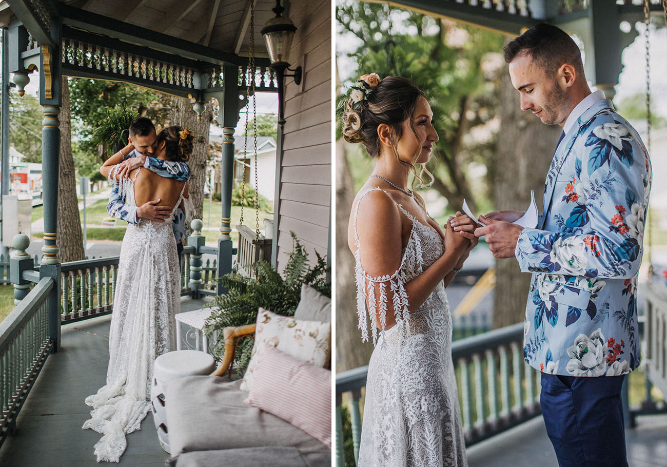 Tropical New York Inspired Wedding