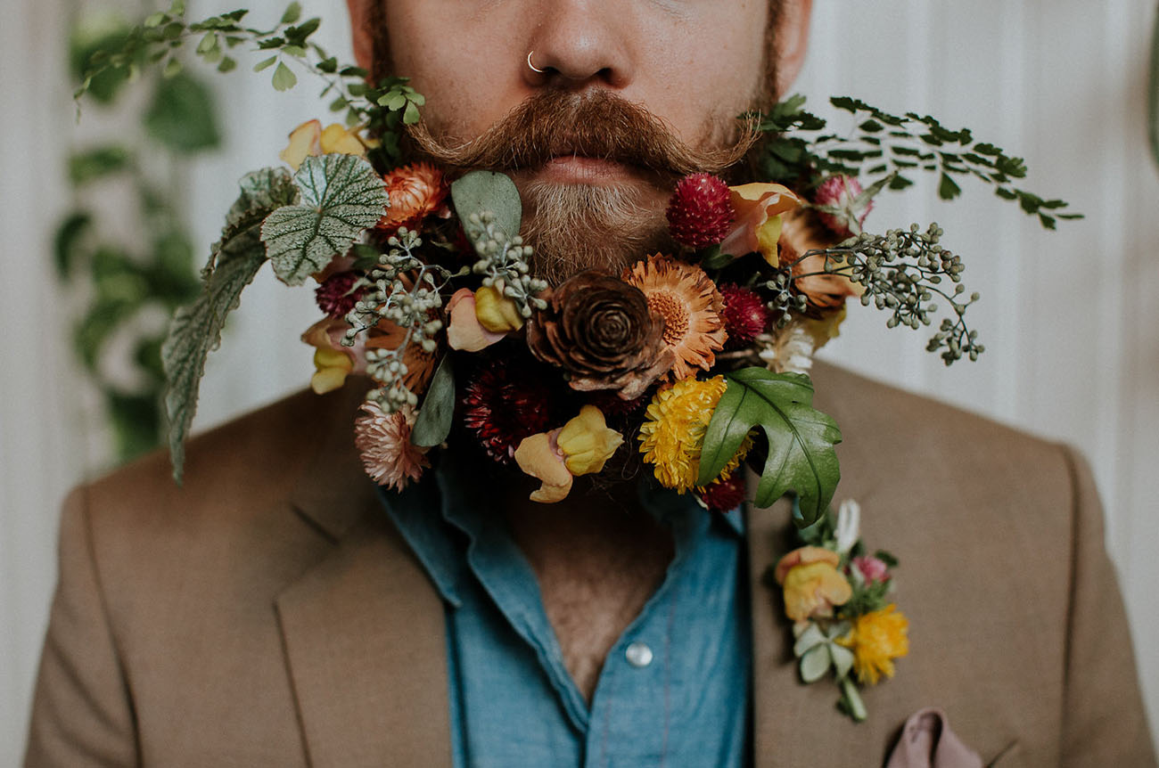 floral beard