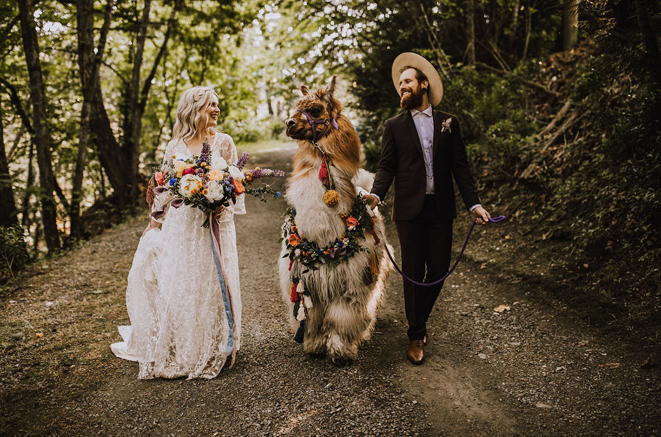 Boho Llama Wedding Inspiration