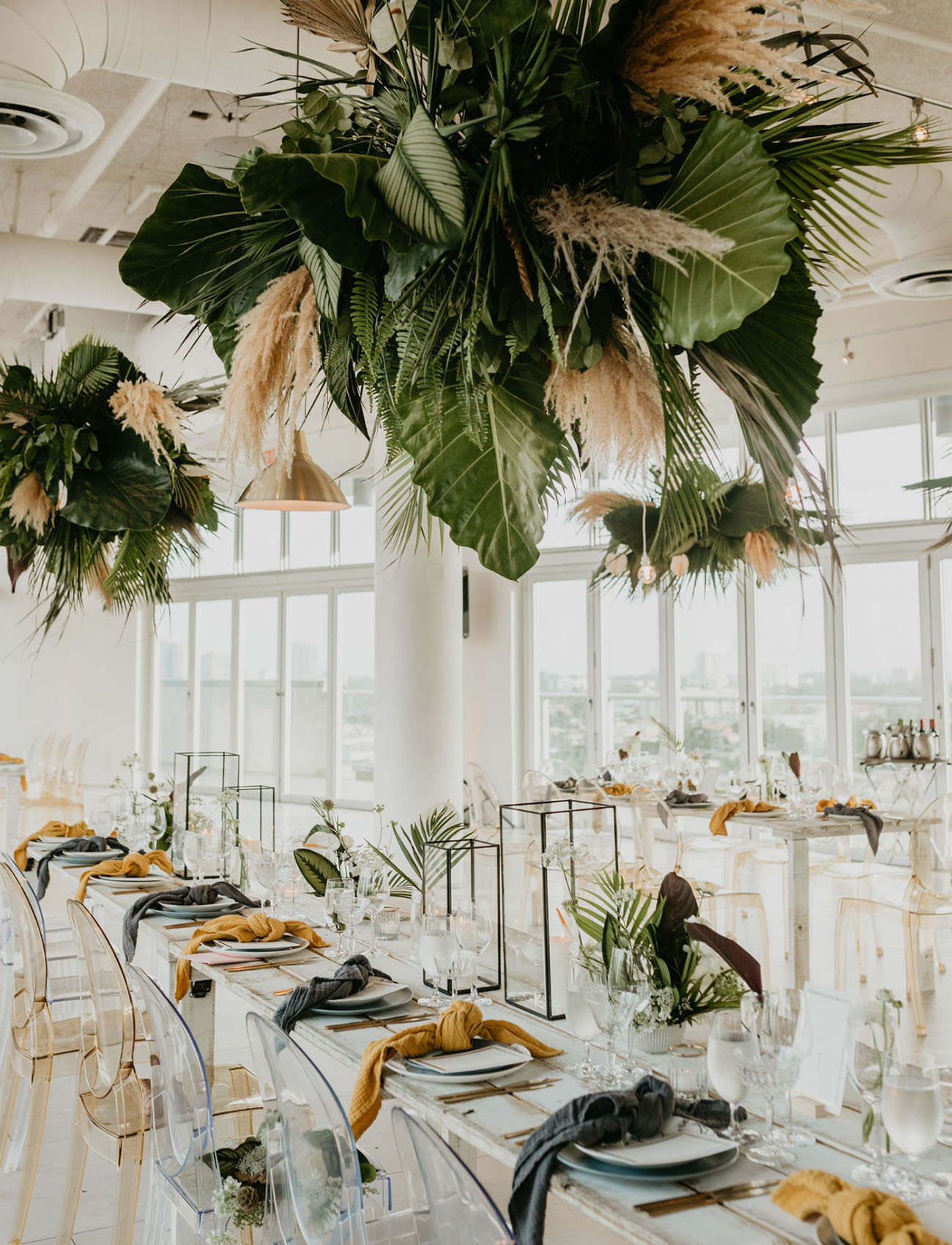 Tropical Florida Rooftop Wedding