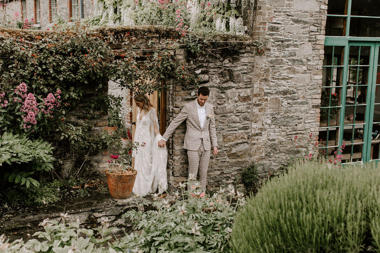 Intimate Ireland Garden Wedding