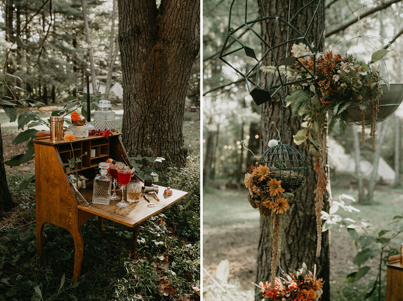 Fall Glamping Wedding Inspiration