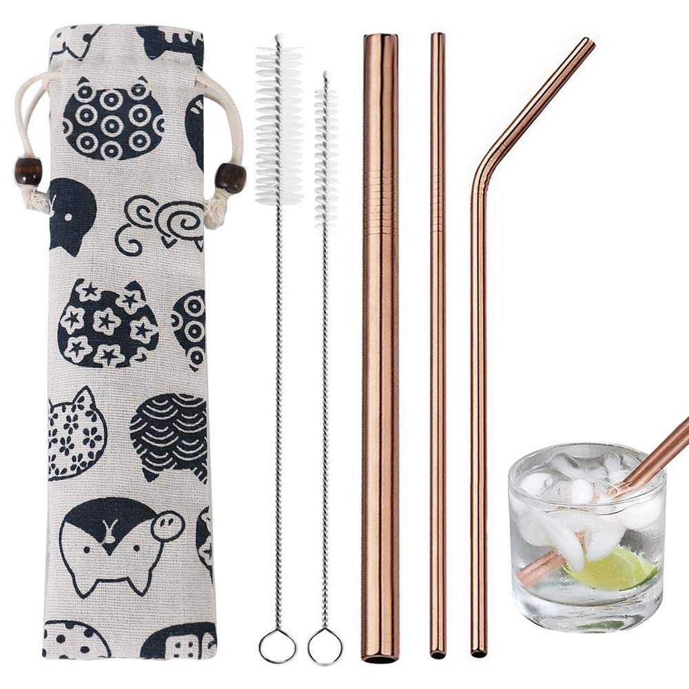 Stainless Steel Straws Reusable Drinking Straws