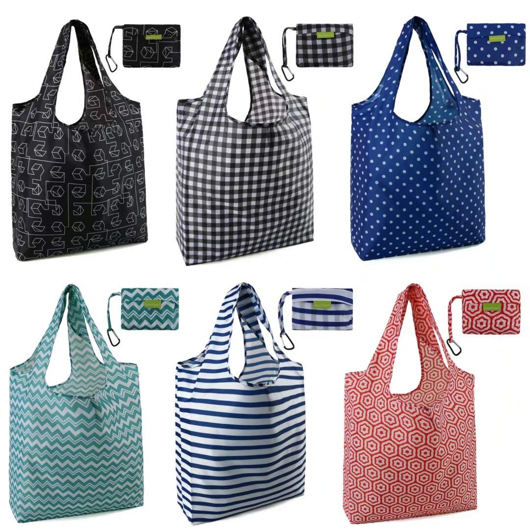 Folding Shopping Bags Reusable Grocery Totes