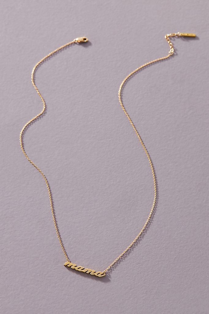 Anthropologie: Thatch Family Monogram Necklace