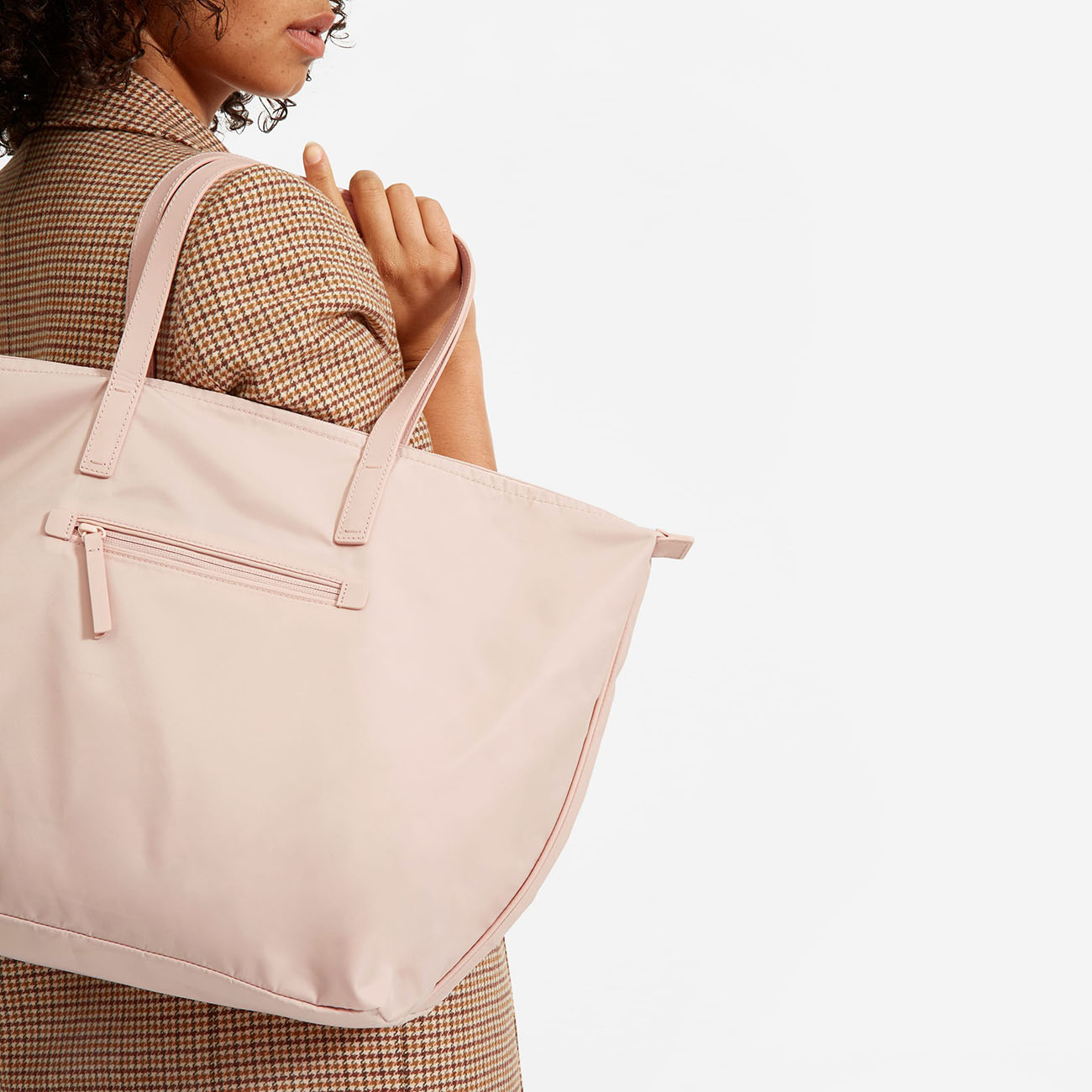 pale pink ReNew Traveler Tote from Everlane