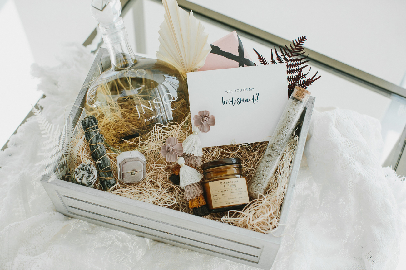JNSQ Wines Will You Be My Bridesmaid Gift Box