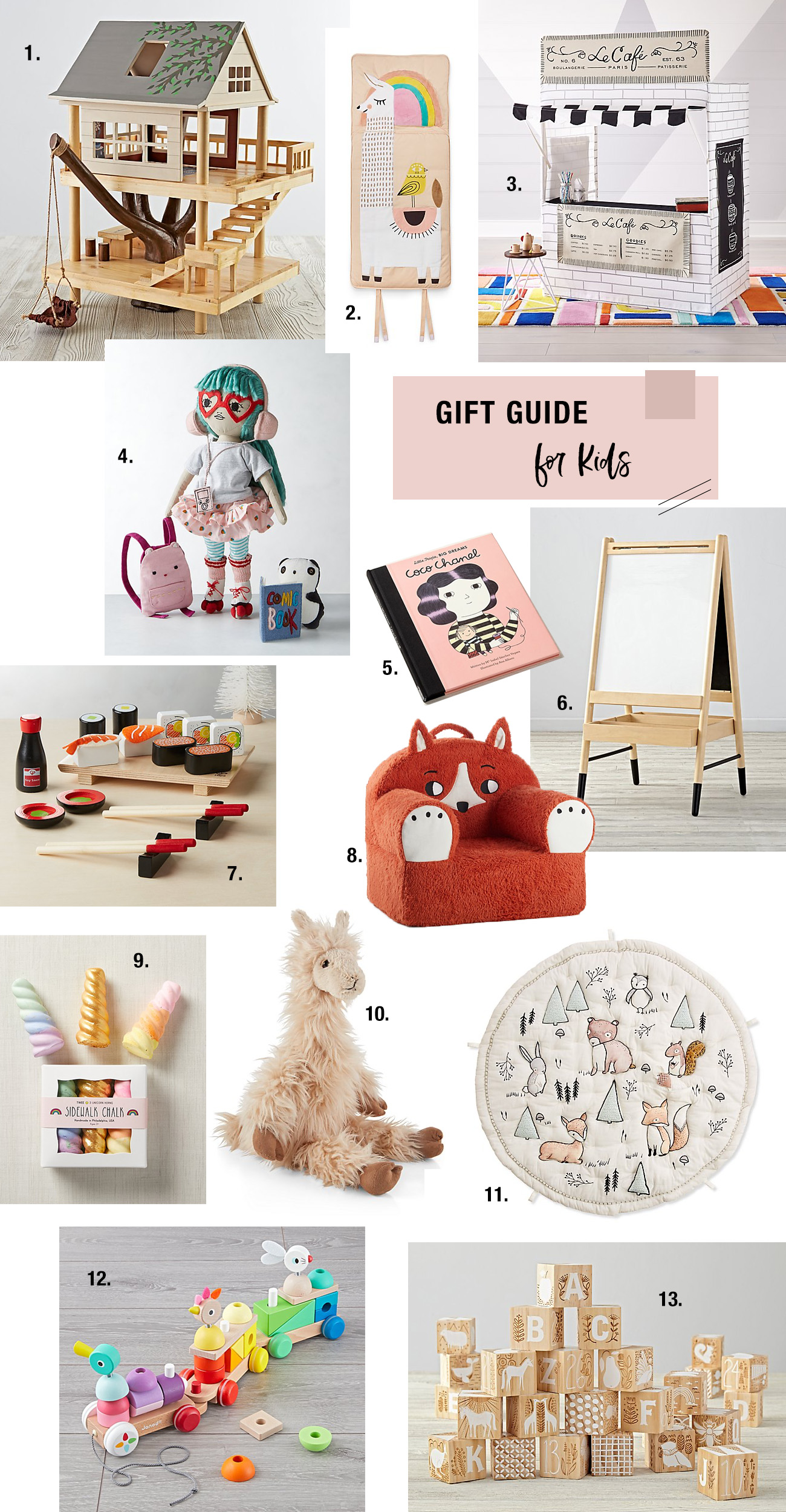 2019 Gift Guide for Kids featuring Crate & Kids 