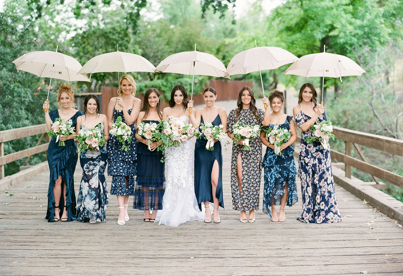 Rainy Day Romance: An Elegant Outdoor Wedding that Sparkles, Rain or Shine!