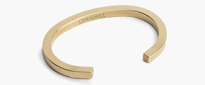 Craighill uniform square cuff bracelet