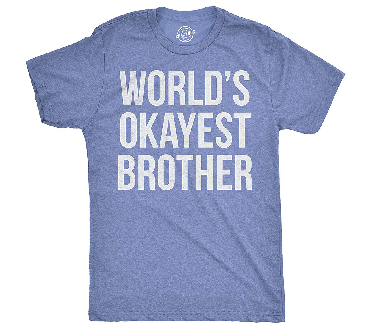 "world's okayest brother" tee